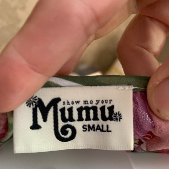 Show me your Mumu balloon sleeve mini with attached slip. Worn once 1 hour - Picture 3 of 7